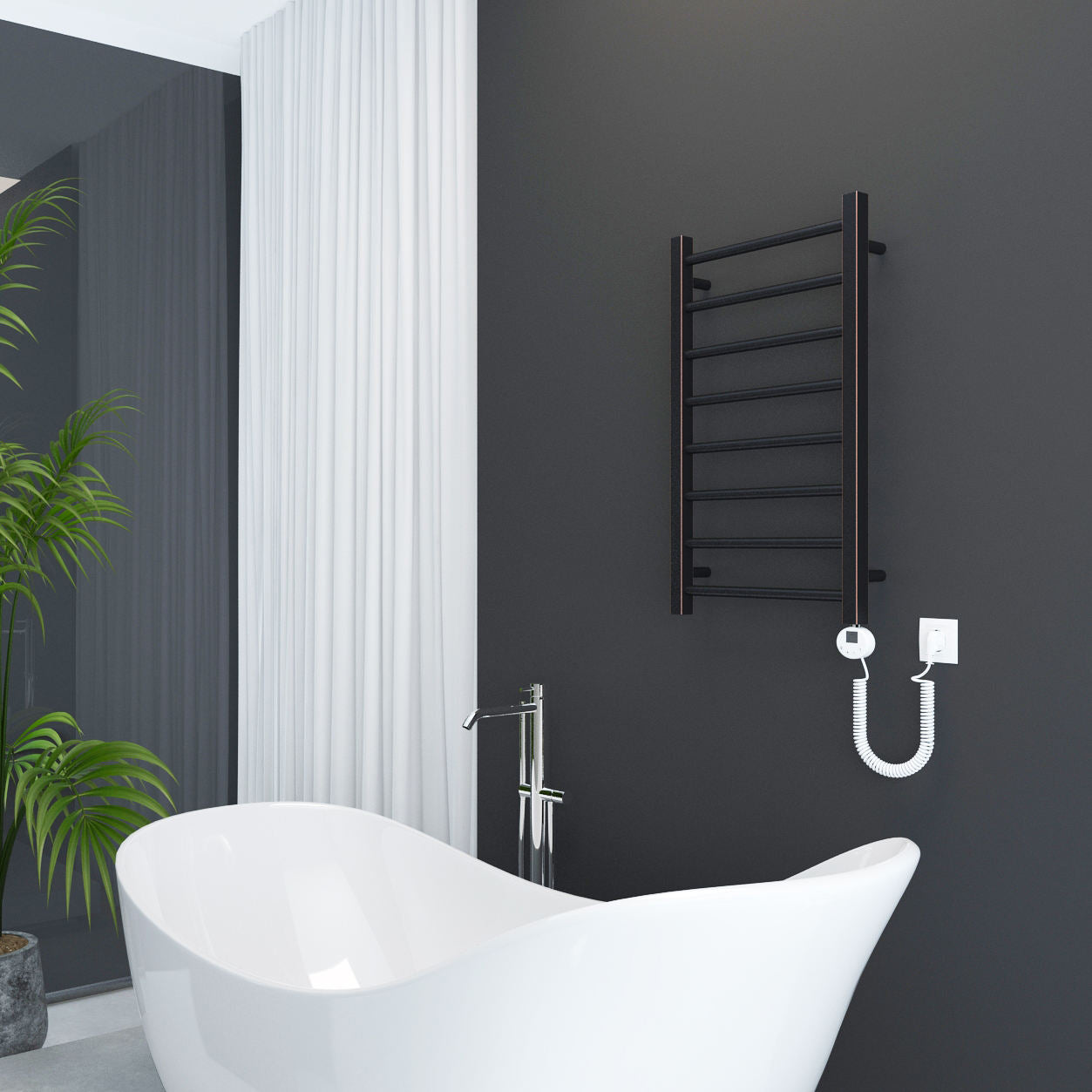 SUN-S8 Electric towel rail